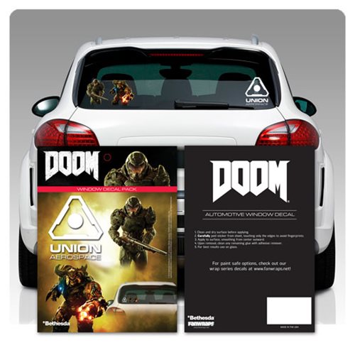 Doom Window Decals 3-Pack